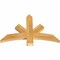 Ekena Millwork Alberta Rough Sawn Timber Gable Bracket, Western Red Cedar, 36"W x 24"H x 2"D x 4"F, 16/12 Pitch GBW036X24X0204ALB00RWR - alternate 5